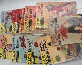 Classic Illustrated Magazines Set of 9