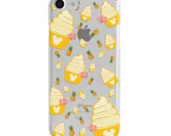 Pineapple Dole Whip Clear Disney iPhone Case