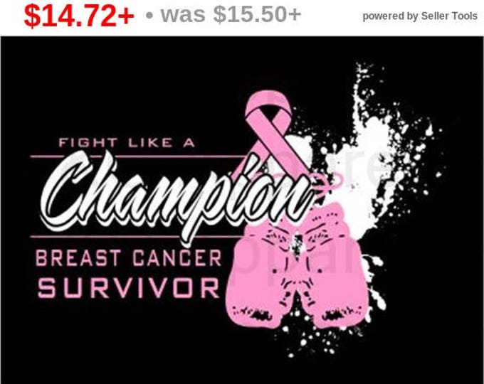 Breast Cancer Awareness Survivor T-Shirt Sizes XS-4XL - Fight Like a Champion