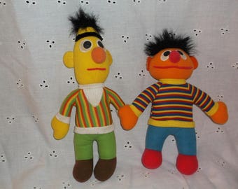 vintage bert and ernie dolls