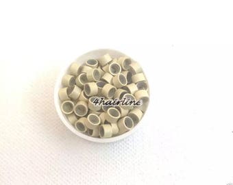 Silicone Lined Micro Link Ring I Tip Bonds Fusion Beads Hair Extensions