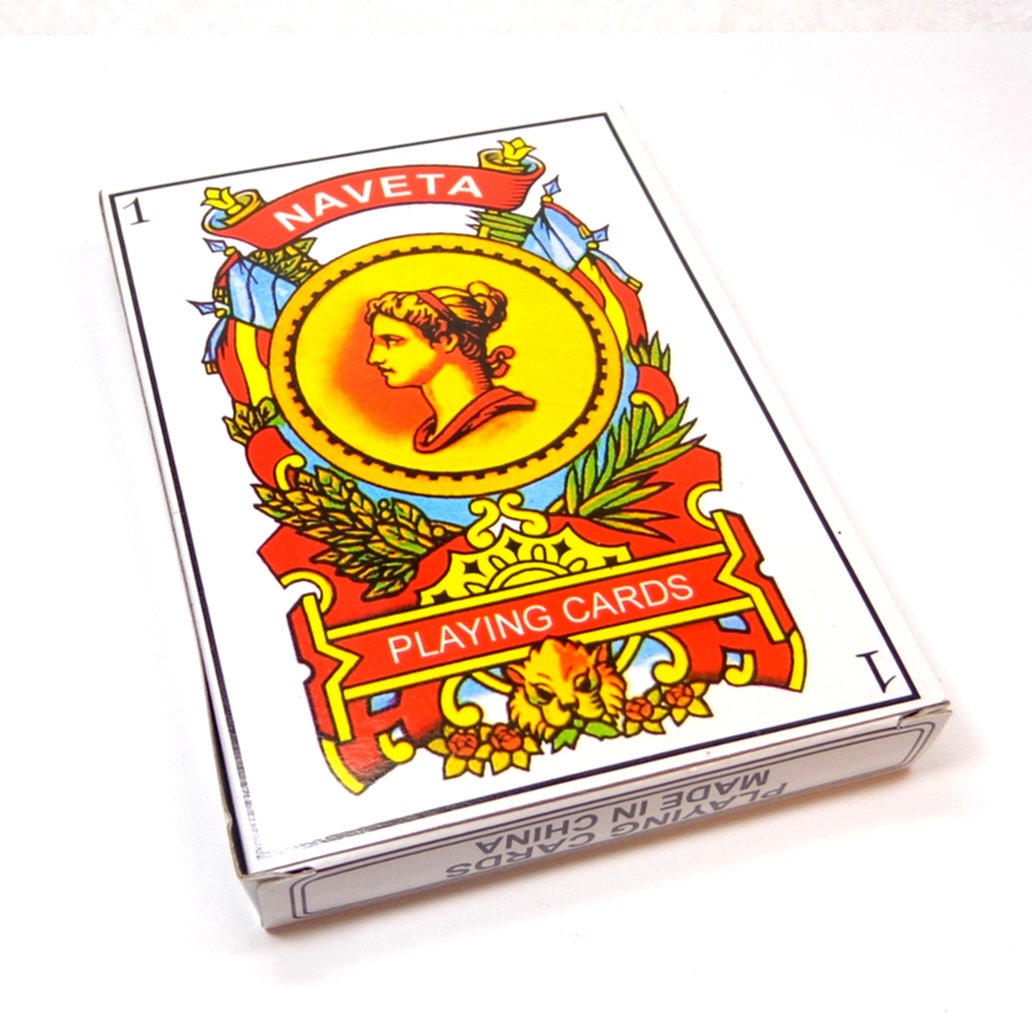 Traditional Spanish or Mexican Playing Cards, 50 Cards, Extra Large