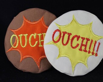 Superhero, comic "ouch" cold pack, boo boo pack