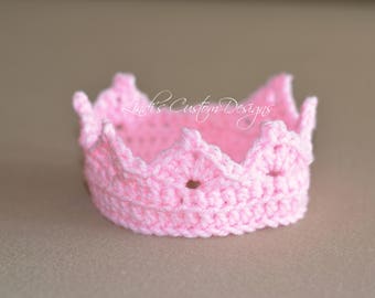 Crochet baby tiara | Etsy