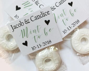 50 Mint to be wedding favors - guest party favors