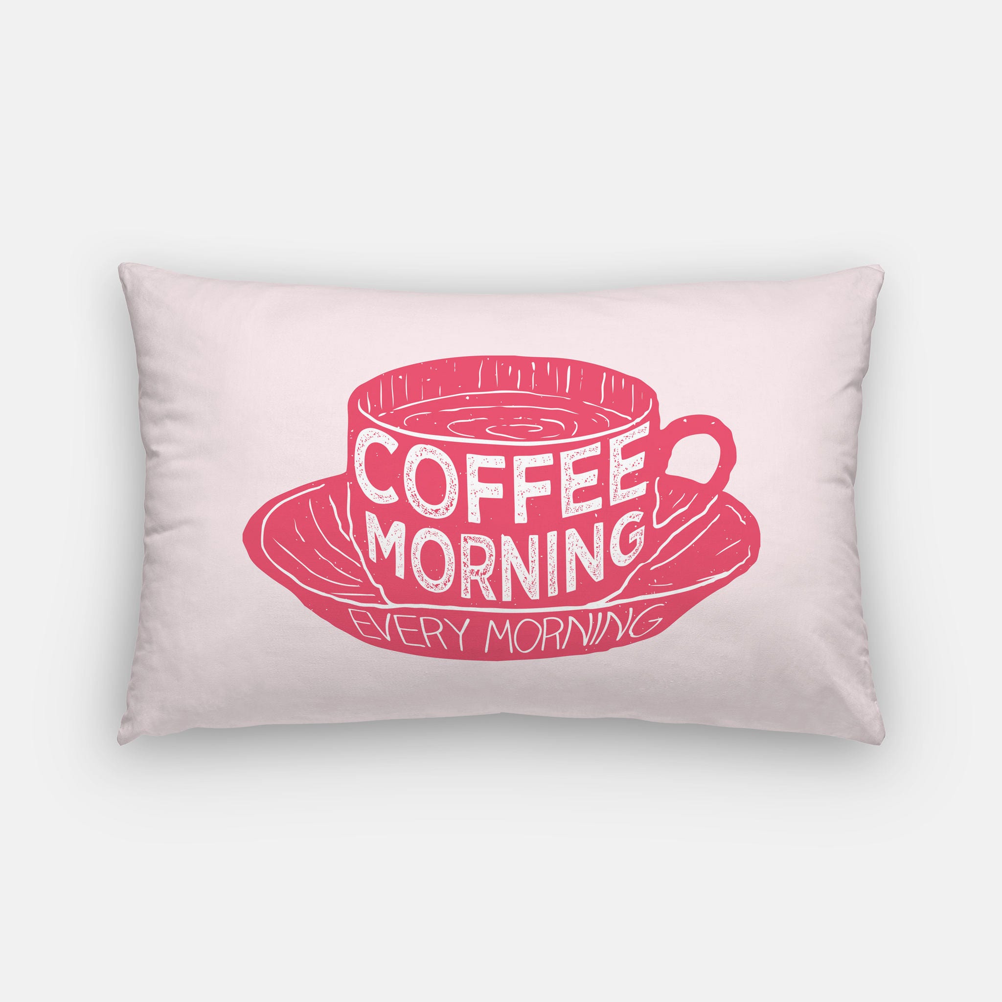 coffee pillow pink coffee decor coffee home decor lumbar coffee pillow pink coffee decor coffee home decor lumbar