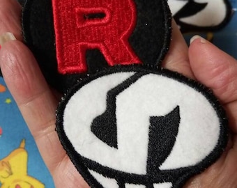 Team Rocket and Team Skull Sew On Patches
