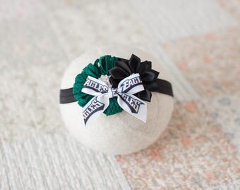 Philadelphia Eagles Headband, Philadelphia Eagles Baby Headband, Philadelphia Eagles Newborn Headband, Philadelphia Eagles Photo Prop