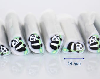 Panda bear raw cane