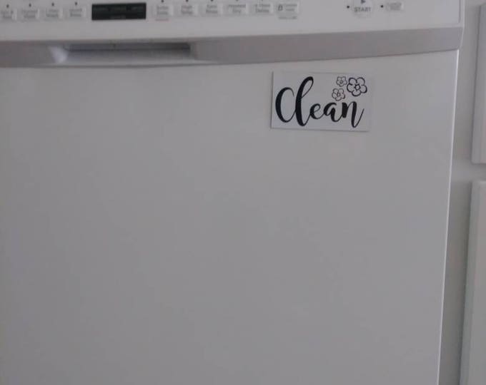 Clean / Dirty Dishwasher Magnet - Reversible