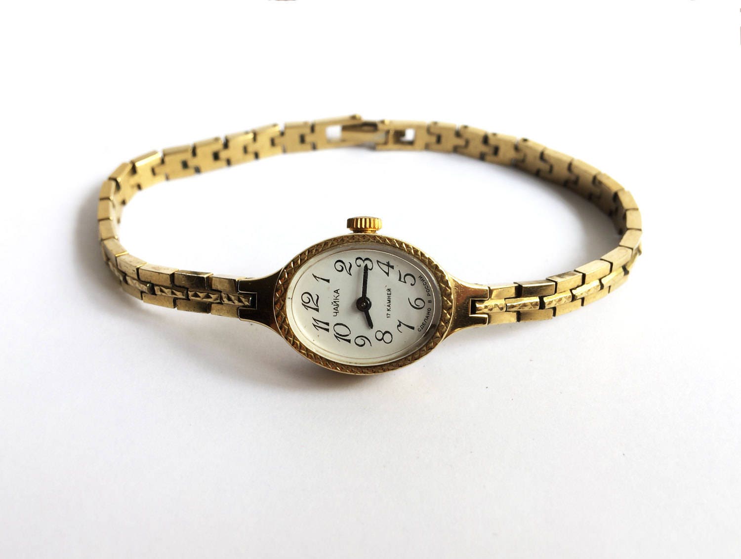 Womens watches Gold vintage watch. Soviet watch Women's