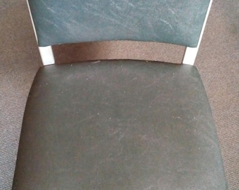 Mid Century Modern Chair - Steel with Casters