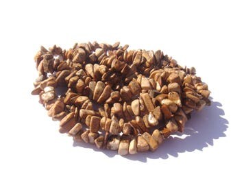 "chips" of Jasper multicolored 4/7 mm in diameter approximately 30 beads