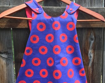 Phish Dress, Fishman Mumu, Phish kids dress, Fishman Donuts, Phish baby gear