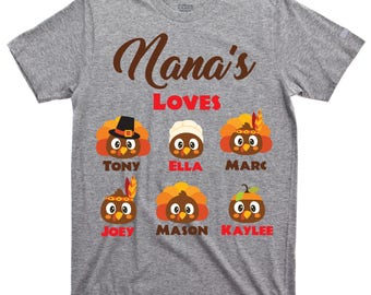 thanksgiving grandma shirts