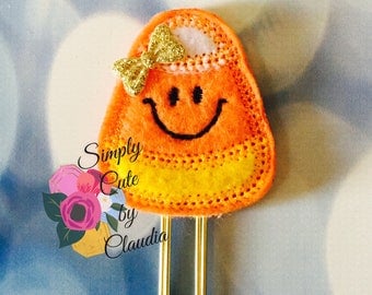 Candy Corn Felt Planner Clip/PaperClip