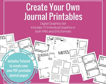 Journal printable | Etsy