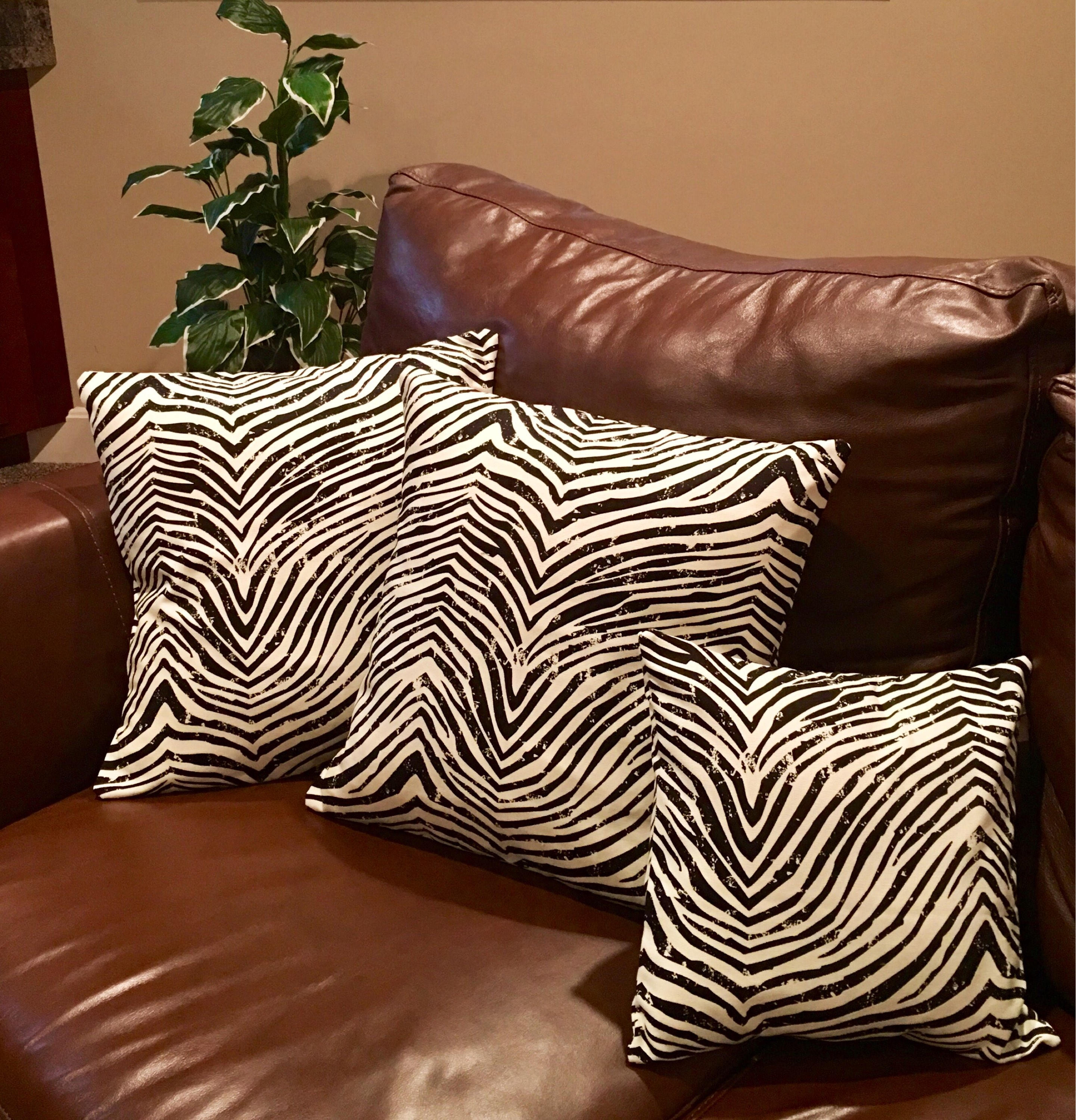 Zebra Pillow Covers Throw Pillow Covers Safari Pillow Cover