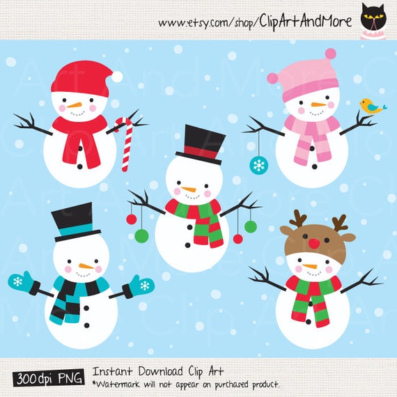 Snowman Clipart Clip Art Christmas Winter Clipart Clip Art