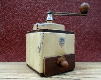 French Coffee Grinder, Peugeot Frères Coffee Grinder, Metal Coffee Grinder, Coffee Mill, Coffee Bean Grinder, Peugeot Coffee Grinder