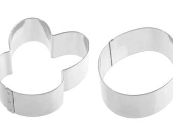 Set of two taking pieces Bunny and Easter egg