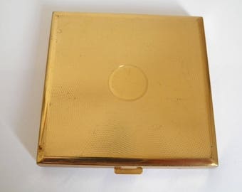Gold cigarette case | Etsy