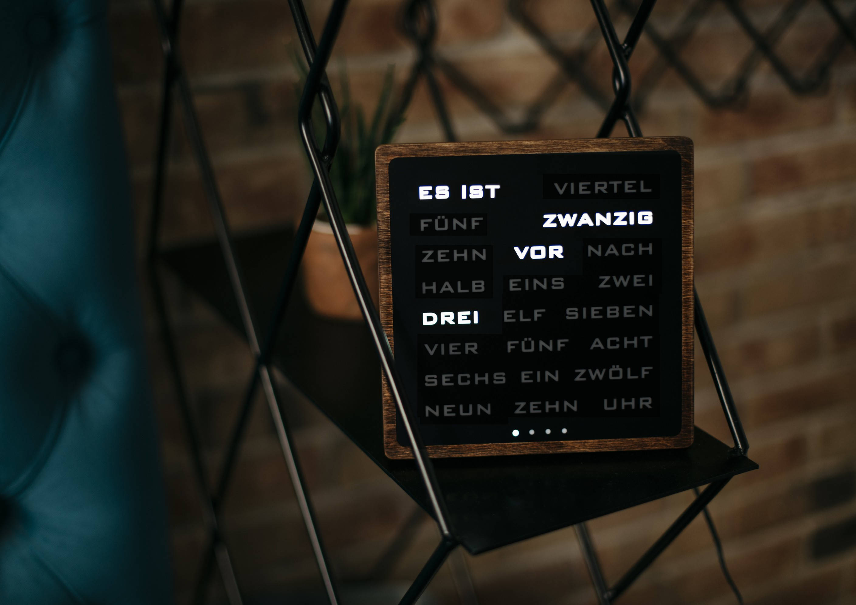 WordClock Deutsch Wordclock Deutsch Uhr led Uhr