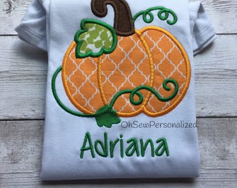 Fall Shirts For Girls - Pumpkin Fall Shirts For Girls - Pumpkin Shirt - Girl fall shirts