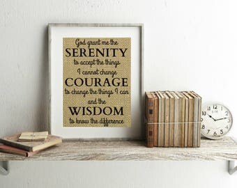 Serenity Prayer Wall Decor serenity prayer | etsy Serenity Prayer Wall Decor serenity prayer | etsy