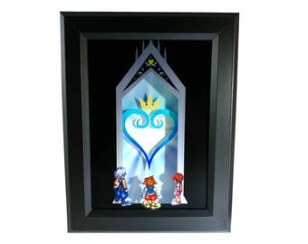 Kingdom Hearts Door to Darkness Shadow Box