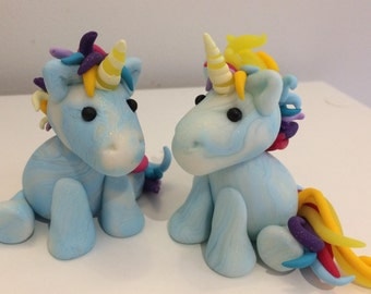 Unicorn Cake Topper Ornament in any colour you wish
