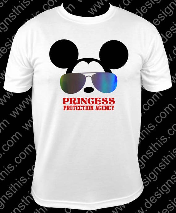 Disney Shirt Princess Protection Agency Mickey Mouse