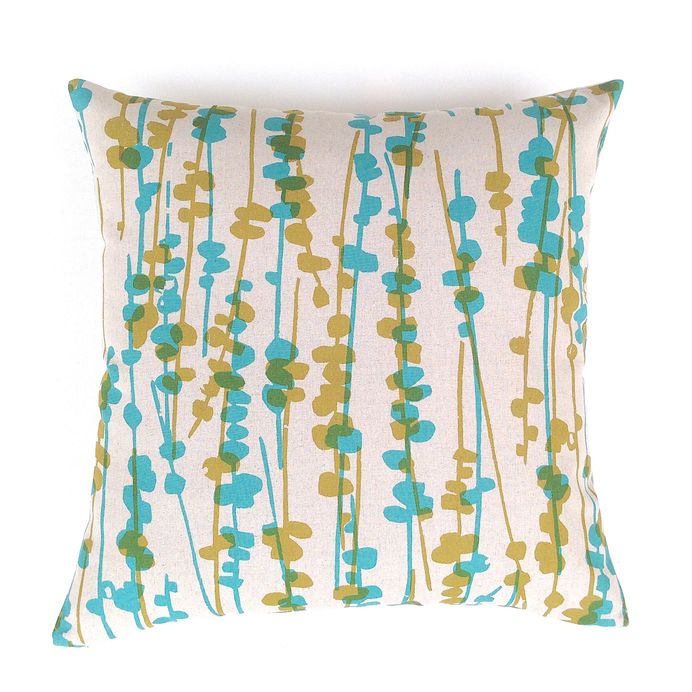 Australian Cushion Cover. Screen Printed Linen Cushion.