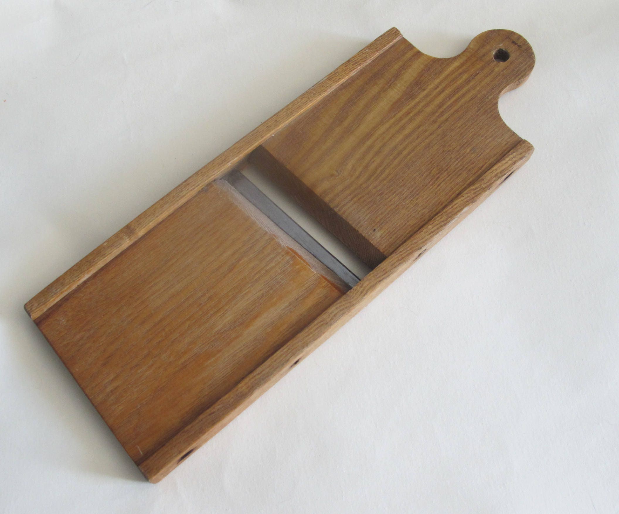 Wooden Vegetable Slicer Vintage Vegetable Cutter Rustic