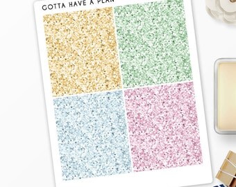 Planner Stickers Summer Panda Glitter Headers for Erin Condren, Happy Planner, Filofax, Scrapbooking