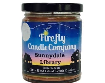 Sunnydale Library Soy Candle- Buffy the Vampire Slayer Inspired Candle-8oz