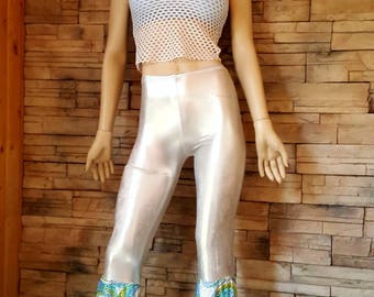 silver disco pants