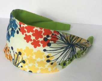 Womens Headband, Wide Headband, Headbands For Women, Poppy Headband, Flower Headband, Adult Headband, Girls Headband, Custom Hairband