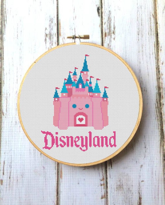 Disney cross stitch pattern Disney Castle Counted cross