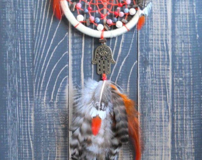 Dreamcatcher hippie Dream catcher Small dream catcher Dream catcher wall hanging Home decor wall art Boho décor Gypsy Home Decor Home living