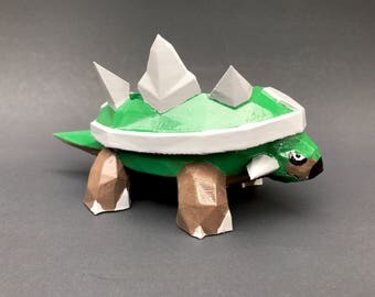 Torterra Pokemon Succulent Planter Pot; Pokemon Planter; Bonsai Tree Planter; 3D Printed; DIY Project