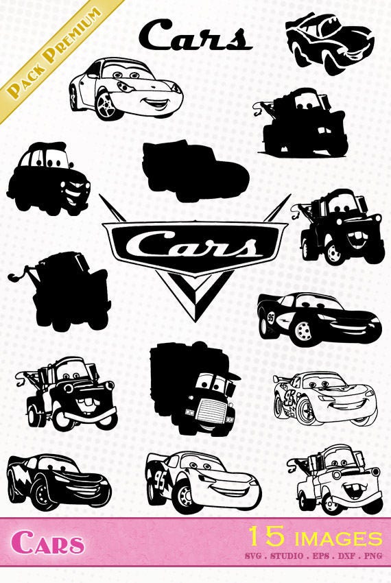 Download Cars 15 svg/eps/dxf/silhouette studio/png Siluetas cortar