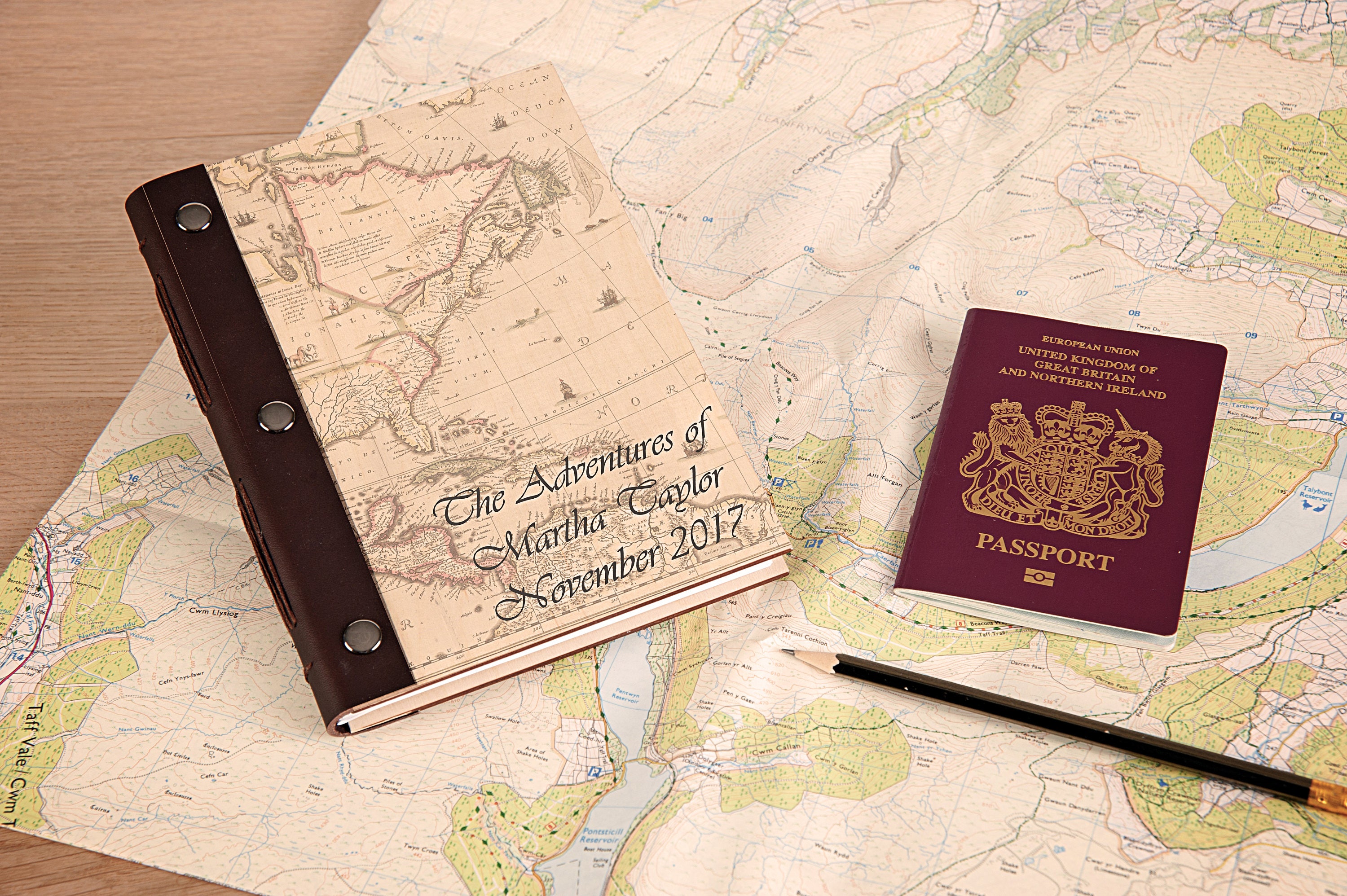 personalised travel journal journal scrapbook photo personalised travel journal journal scrapbook photo