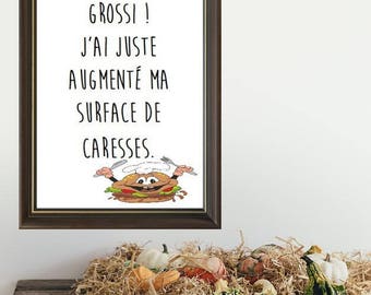 Poster/print calligraphy humor