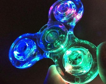 Crystal Clear Hand Spinner Fidget Toy