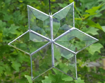 Beveled Stained Glass Star