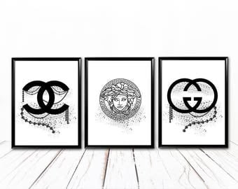 Gucci Chanel Louis Vuitton Wall Art | Ahoy Comics