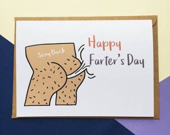 Funny Father's Day Card - Joke Dad Card - Card for Him - Card for Dad - Fathers Day Card - Greetings Card -Happy Farter's Day Card