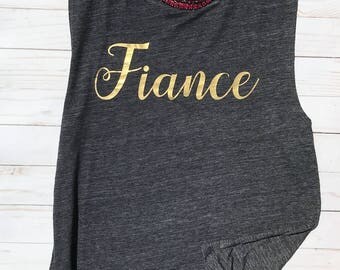 Fiance Shirt, Engagement Shirt, Fiance Gift, Girlfriend Fiance Shirt, Engagement Gift, Bride Shirt, Engaged Shirt, Engagement Tank Top