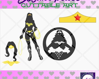 Disney svg, cricut, digital download, Disney svg files, minion svg, wonder woman party supplies, silouhette, DC svg, wonderwoman svg